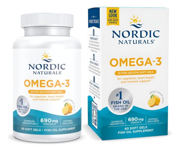 Nordic Naturals Omega-3 gomitas limón frente