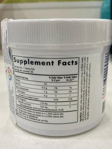 Gomitas Omega-3 mandarina detalle de empaque