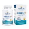 Version 1.0.0 Frasco de Nordic Naturals Omega-3D con etiqueta