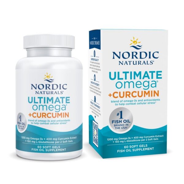 Nordic Naturals Omega Curcumin suplemento cápsulas blandas 60 unidades