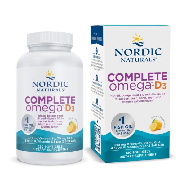 Version 1.0.0 Frasco Nordic Naturals Omega-D3 120 cápsulas blandas