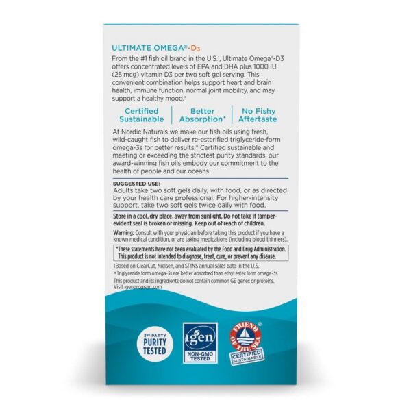 Frasco de Omega-3 con sabor limon