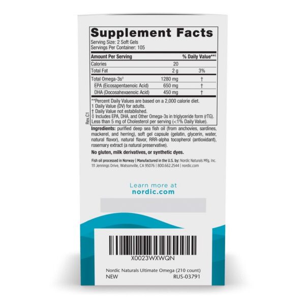 Version 1.0.0 Frasco de Omega-3 con tapa