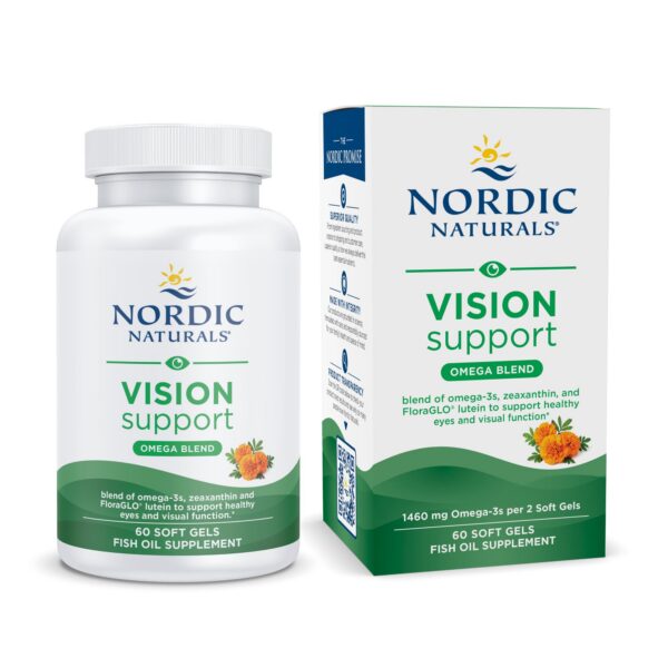 Etiqueta de Omega Vision Lemon Nordic Naturals
