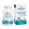 Frontal de la botella Nordic Naturals Omega Xtra limón