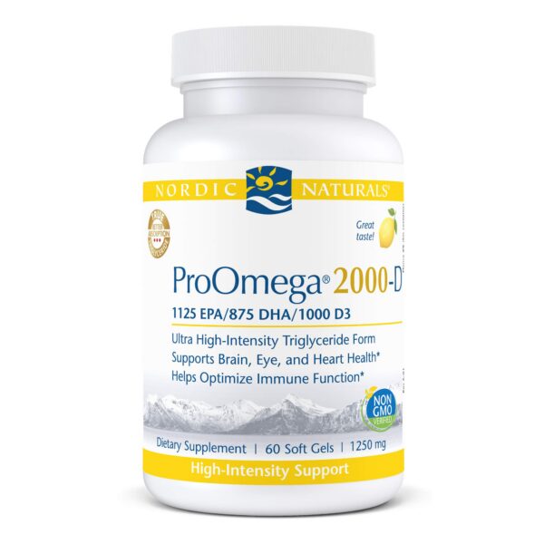 Frasco de Nordic Naturals ProOmega 2000-D