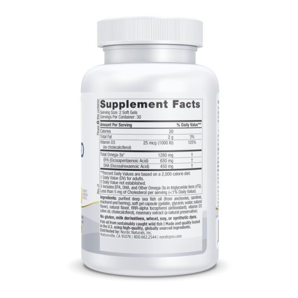 Frasco de ProOmega-D limón