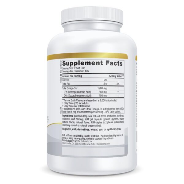 Version 1.0.0 Frasco ProOmega limón