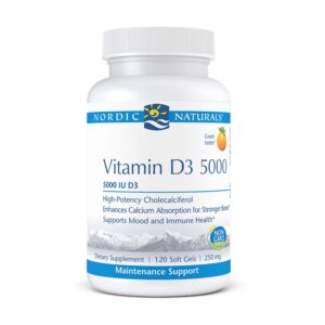 Nordic Naturals Pro vitamina D3 5000 IU cápsulas blandas