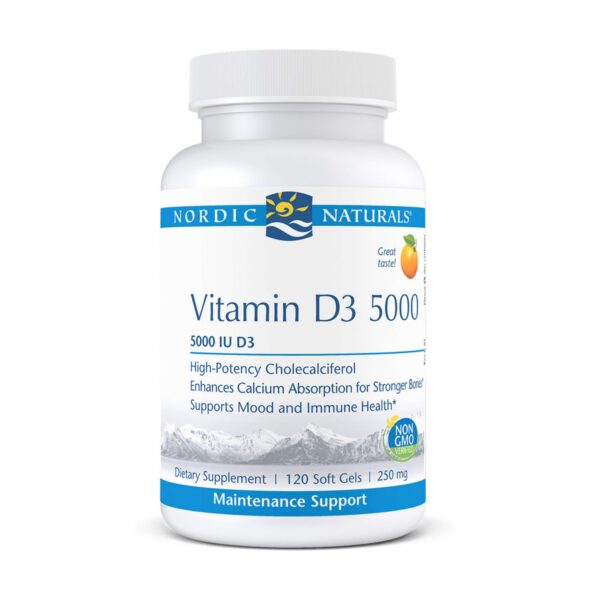 Nordic Naturals Pro vitamina D3 5000 IU cápsulas blandas