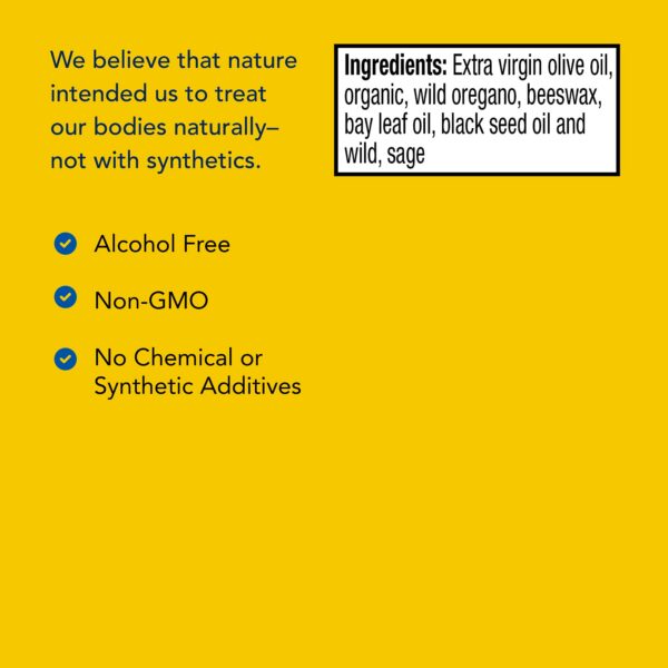 North American Herb OregaShield fórmula natural cera abeja 2 oz