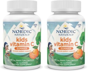 Gomitas vitamina C para niños Nordic Naturals Tangy Tangerine