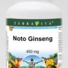 Frasco de NOTO Ginseng 450 mg 100 cápsulas TerraVita