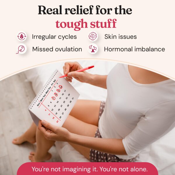 Frasco Nourished Inositol etiqueta lateral