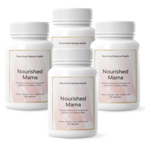 Version 1.0.0 Frasco de Nourished Mama Prenatal Multivitamínico Vegano