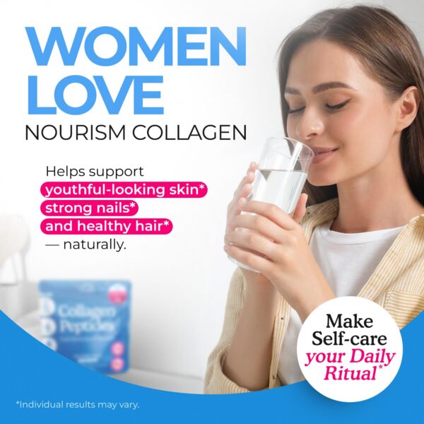 Etiqueta del producto Nourism colágeno