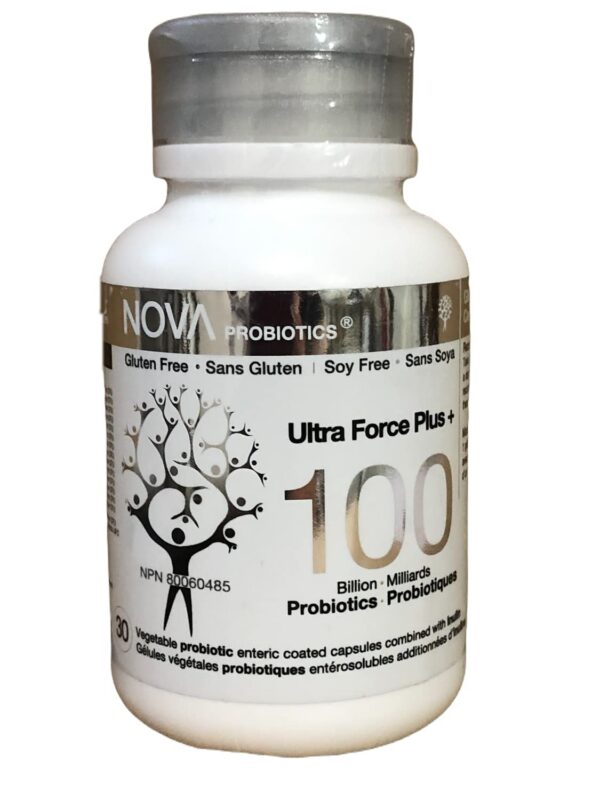 Botella NOVA probióticos multicepa 100 mil millones cápsulas