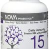 Nova Probiotics Inmunidad diaria suplemento 15 mil millones CFU