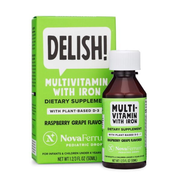 NovaFerrum Delish multivitamínico vegano botella 50 ml