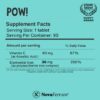 Etiqueta de producto NovaFerrum Pow hierro 36 mg