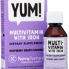 Version 1.0.0 NovaFerrum Yum frasco con hierro sabor frambuesa-uva
