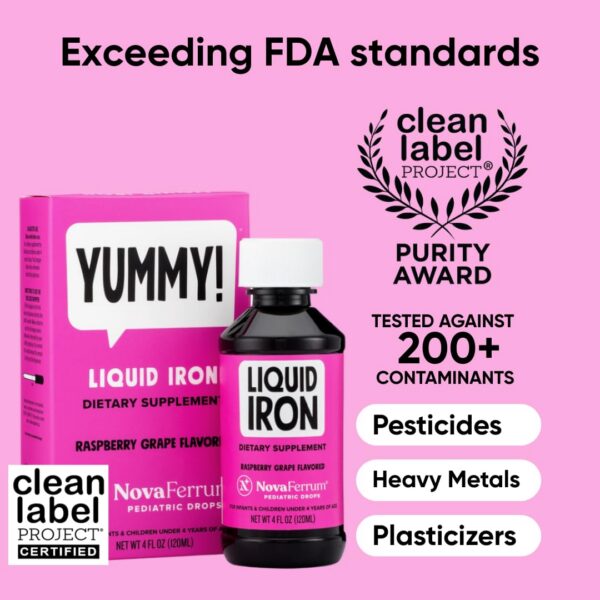 Gotero de 1 mL con mezcla de hierro