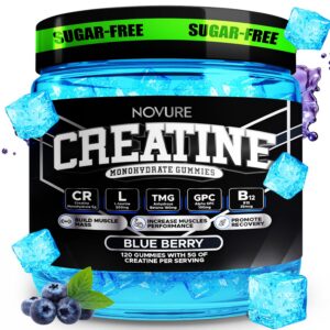 Frontal de las gomitas Novure Creatine