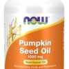 Botella NOW Aceite de Semilla de Calabaza frente