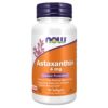 NOW Astaxanthin 4 mg cápsulas blandas frasco y etiqueta