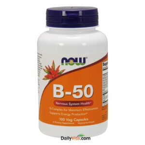Version 1.0.0 NOW B-50 cápsulas suplemento complejo B 100 unidades