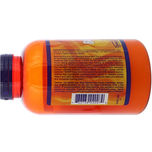Version 1.0.0 Información de ingredientes Beta-Alanina