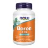 Frasco de boron 3 mg con cápsulas vegetales
