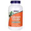 NOW Foods Calcium Citrate botella frontal