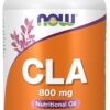 Frasco de CLA NOW 800 mg cápsulas blandas