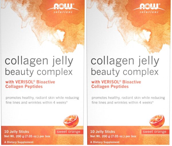 NOW Solutions Colágeno Jelly Beauty Complex sabor naranja