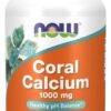 NOW Coral Calcium 1000 mg cápsulas frasco frontal