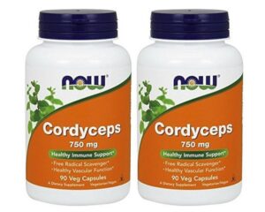 Version 1.0.0 NOW Cordyceps 750 mg en cápsulas vegetales