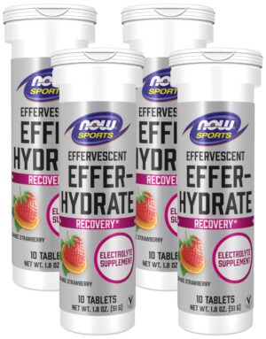 NOW Effer-Hydrate tabletas efervescentes electrolitos