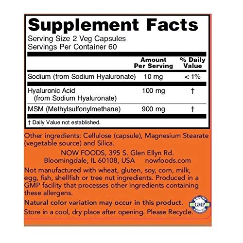 Detalle de empaque NOW Foods