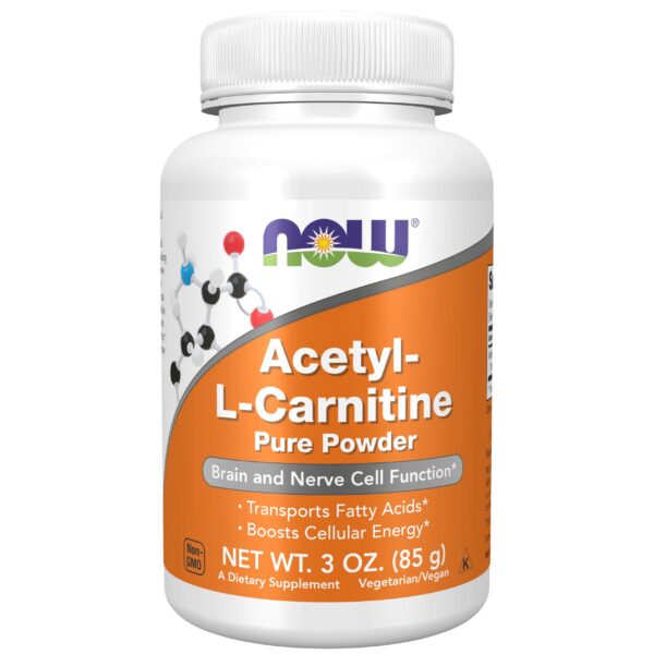 Version 1.0.0 NOW Foods acetil-l-carnitina polvo frasco