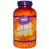 Botella NOW Foods Amino Complete 360 cápsulas suplemento