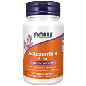 Version 1.0.0 NOW Foods Astaxanthin frasco con Zanthin