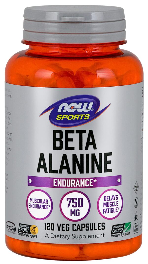 Frontal de Now Foods Beta-Alanine cápsulas