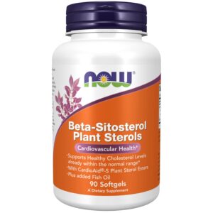 Version 1.0.0 Now Foods Beta-Sitosterol plant sterols bottle label