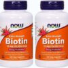 Frente de la caja NOW Foods Biotin 10 mg