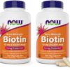 NOW Foods biotina etiqueta frontal