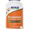 Frasco de bromelina NOW Foods