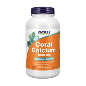 Frente del producto NOW Coral Calcium
