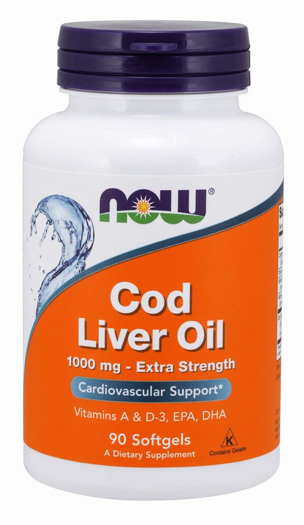 Version 1.0.0 Botella Now Foods Cod Liver Oil Soft Gels 1000 mg