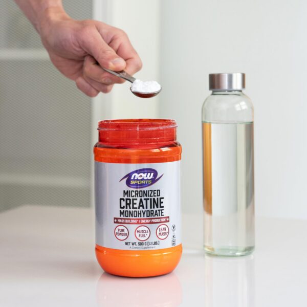 Version 1.0.0 Frasco blanco crema NOW Foods creatina